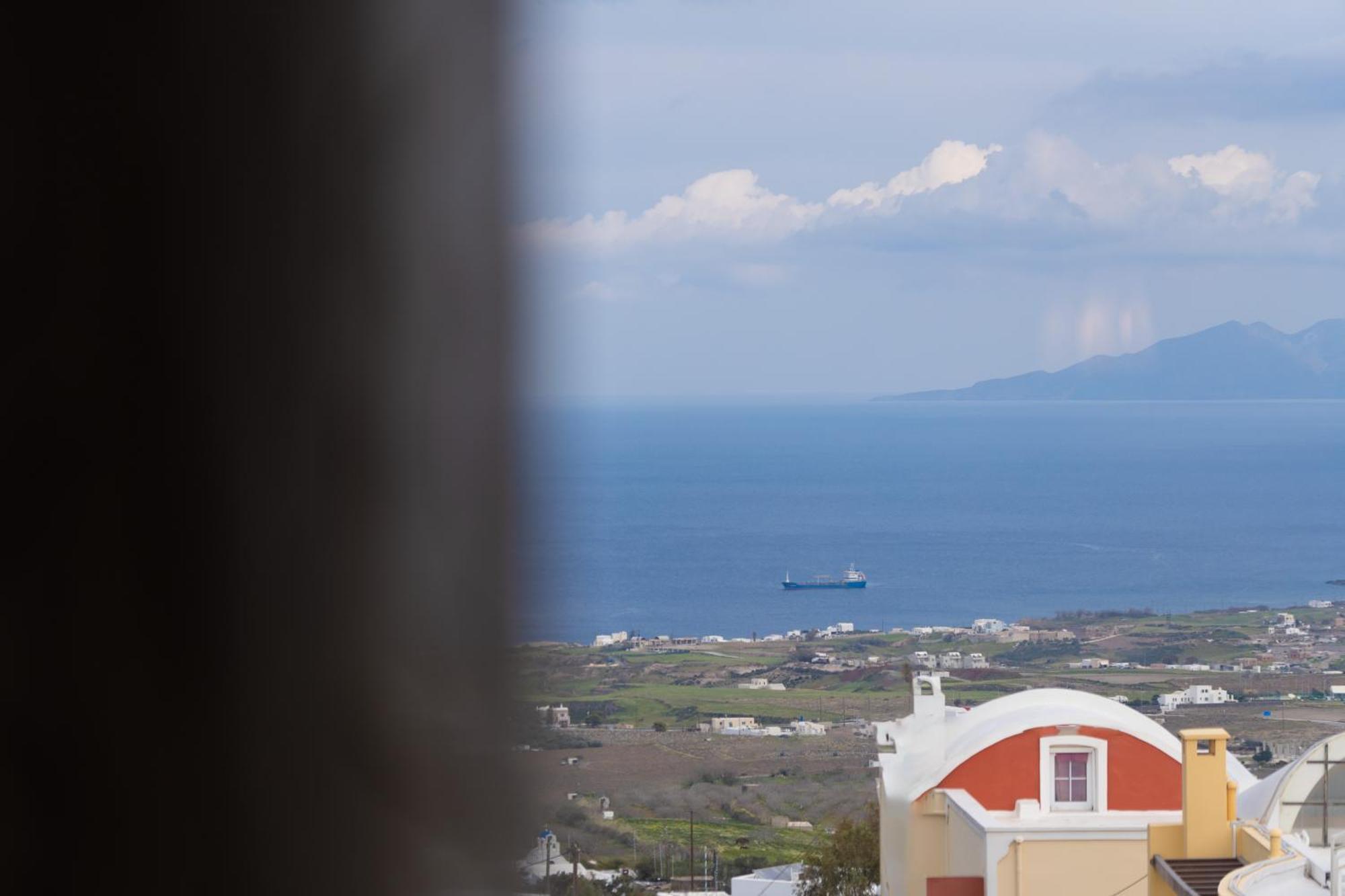 Central Seaview Heven Apartment In Fira  Exterior foto