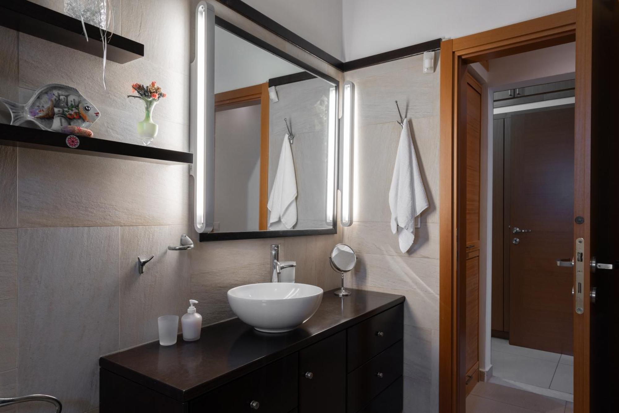 Central Seaview Heven Apartment In Fira  Exterior foto